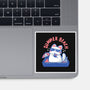 Funny Summer Beach Cat-None-Glossy-Sticker-xMorfina