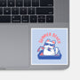 Funny Summer Beach Cat-None-Glossy-Sticker-xMorfina