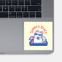 Funny Summer Beach Cat-None-Glossy-Sticker-xMorfina