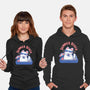 Funny Summer Beach Cat-Unisex-Pullover-Sweatshirt-xMorfina