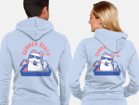 Funny Summer Beach Cat