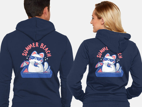 Funny Summer Beach Cat