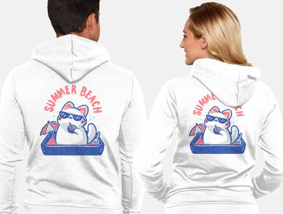 Funny Summer Beach Cat