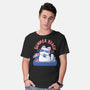 Funny Summer Beach Cat-Mens-Basic-Tee-xMorfina