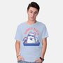 Funny Summer Beach Cat-Mens-Basic-Tee-xMorfina