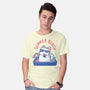 Funny Summer Beach Cat-Mens-Basic-Tee-xMorfina