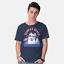Funny Summer Beach Cat-Mens-Basic-Tee-xMorfina