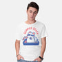 Funny Summer Beach Cat-Mens-Basic-Tee-xMorfina
