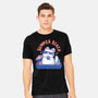 Funny Summer Beach Cat-Mens-Heavyweight-Tee-xMorfina