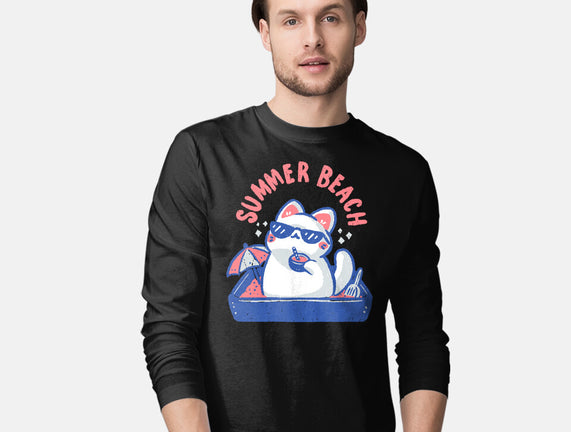 Funny Summer Beach Cat