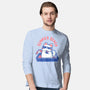 Funny Summer Beach Cat-Mens-Long Sleeved-Tee-xMorfina