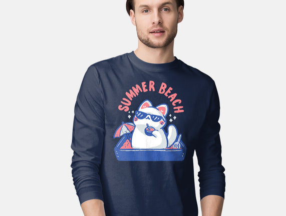 Funny Summer Beach Cat