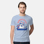 Funny Summer Beach Cat-Mens-Premium-Tee-xMorfina