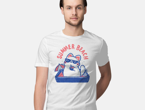 Funny Summer Beach Cat