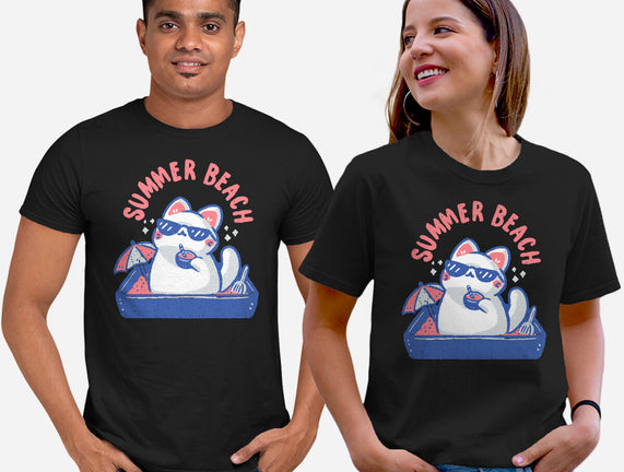 Funny Summer Beach Cat