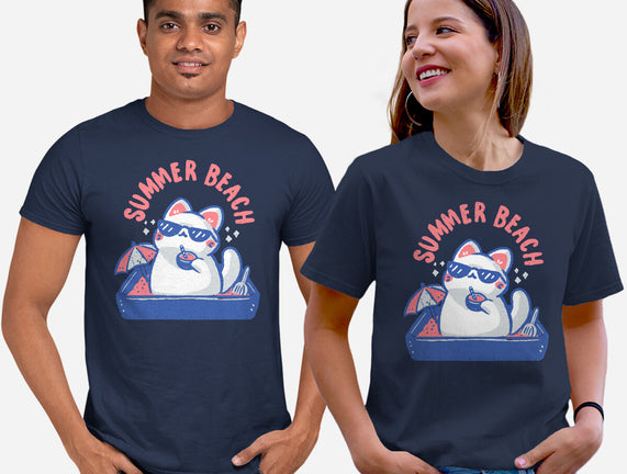 Funny Summer Beach Cat