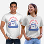 Funny Summer Beach Cat-Unisex-Basic-Tee-xMorfina