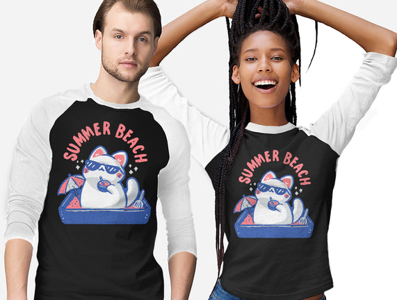 Funny Summer Beach Cat