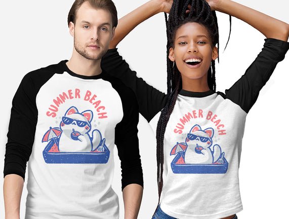 Funny Summer Beach Cat