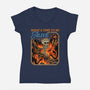 What A Time To Be Alive Horror-Womens-V-Neck-Tee-GoshWow