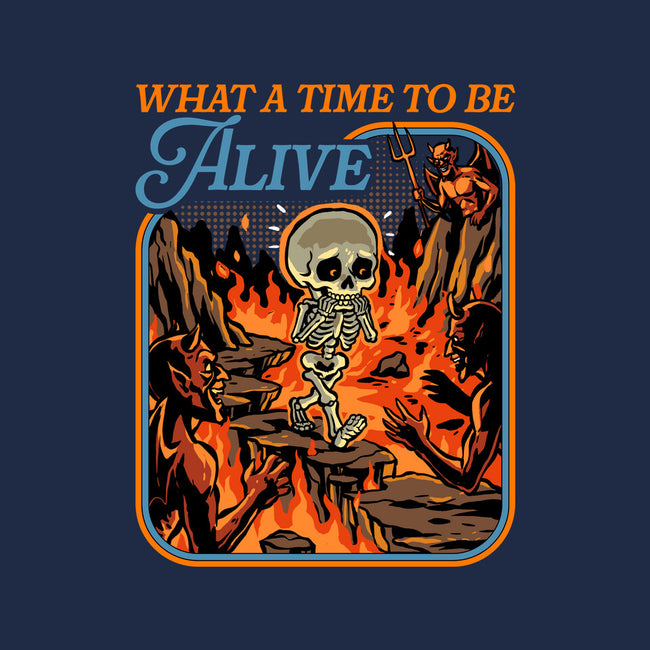 What A Time To Be Alive Horror-Mens-Long Sleeved-Tee-GoshWow