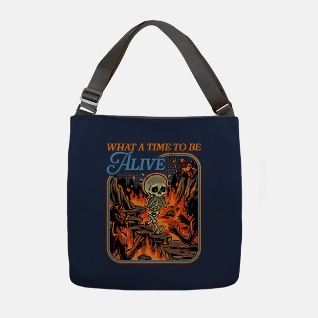What A Time To Be Alive Horror-None-Adjustable Tote-Bag-GoshWow