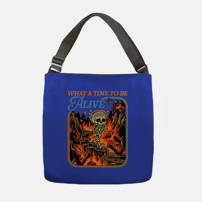 What A Time To Be Alive Horror-None-Adjustable Tote-Bag-GoshWow