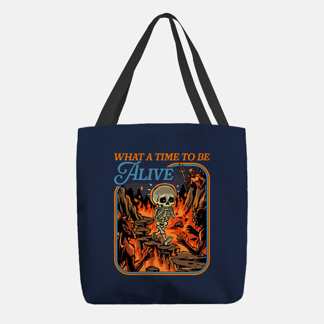 What A Time To Be Alive Horror-None-Basic Tote-Bag-GoshWow