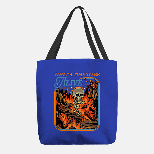 What A Time To Be Alive Horror-None-Basic Tote-Bag-GoshWow