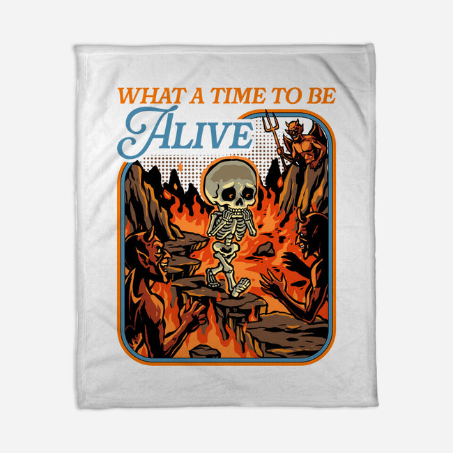 What A Time To Be Alive Horror-None-Fleece-Blanket-GoshWow