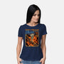What A Time To Be Alive Horror-Womens-Basic-Tee-GoshWow
