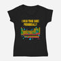 I Wear This Shirt Periodically-Womens-V-Neck-Tee-GoshWow
