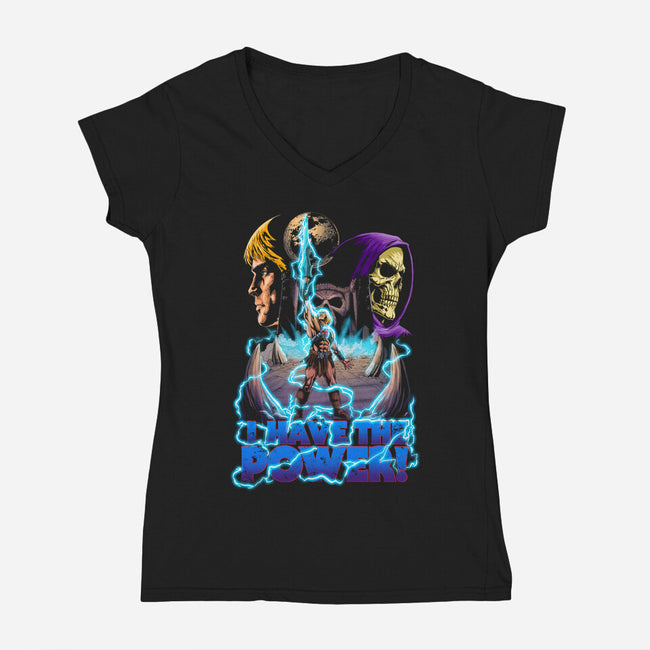 Have The Power-Womens-V-Neck-Tee-Diego Oliver
