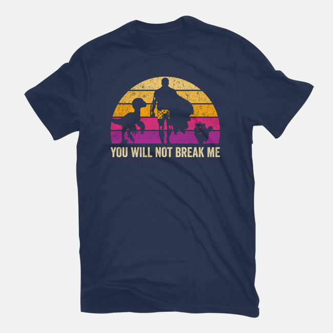 You Will Not Break Me Vintage-Unisex-Basic-Tee-DrMonekers