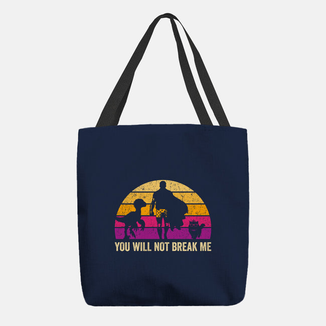 You Will Not Break Me Vintage-None-Basic Tote-Bag-DrMonekers