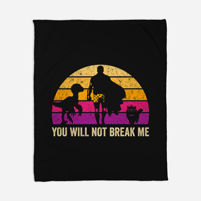 You Will Not Break Me Vintage-None-Fleece-Blanket-DrMonekers