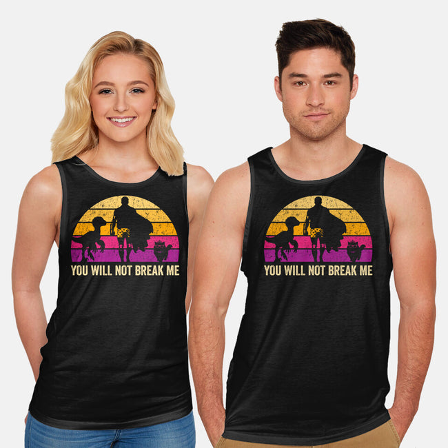 You Will Not Break Me Vintage-Unisex-Basic-Tank-DrMonekers