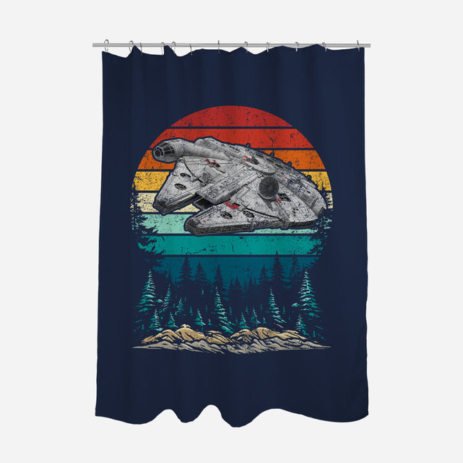 Falcon Vintage-None-Polyester-Shower Curtain-DrMonekers