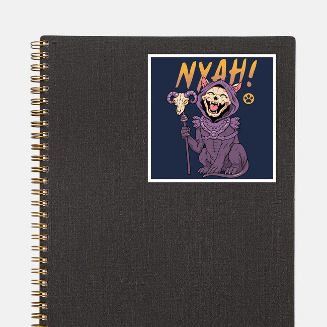 Nyah Skeleton Cat-None-Glossy-Sticker-vp021