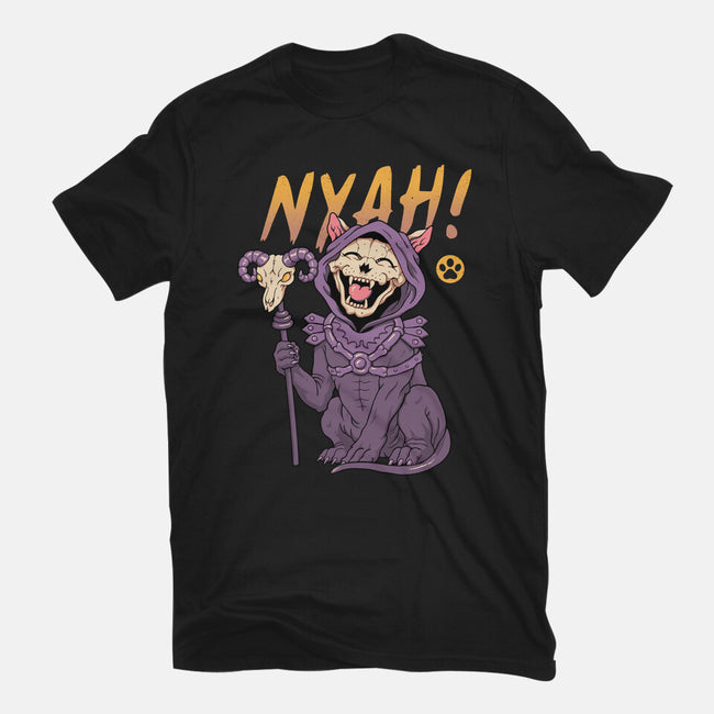 Nyah Skeleton Cat-Mens-Basic-Tee-vp021