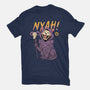 Nyah Skeleton Cat-Womens-Fitted-Tee-vp021