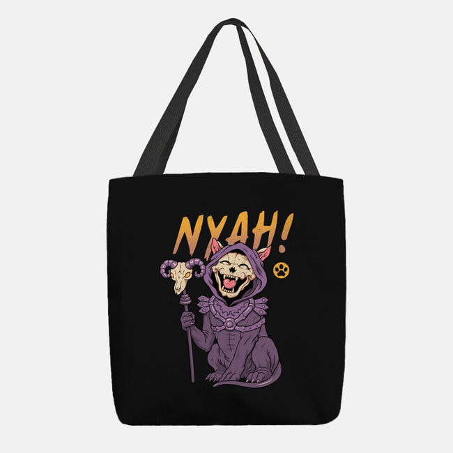 Nyah Skeleton Cat-None-Basic Tote-Bag-vp021
