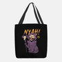 Nyah Skeleton Cat-None-Basic Tote-Bag-vp021