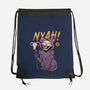 Nyah Skeleton Cat-None-Drawstring-Bag-vp021