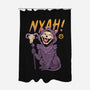 Nyah Skeleton Cat-None-Polyester-Shower Curtain-vp021