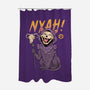 Nyah Skeleton Cat-None-Polyester-Shower Curtain-vp021