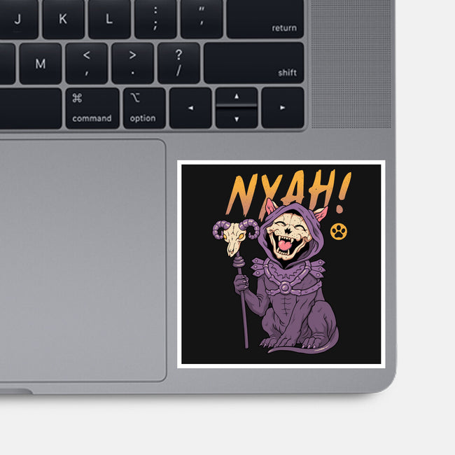 Nyah Skeleton Cat-None-Glossy-Sticker-vp021