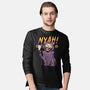 Nyah Skeleton Cat-Mens-Long Sleeved-Tee-vp021