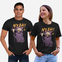 Nyah Skeleton Cat-Unisex-Basic-Tee-vp021