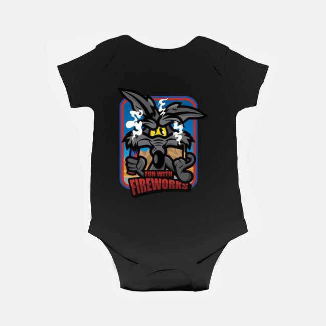 Fun With Fireworks-Baby-Basic-Onesie-jrberger